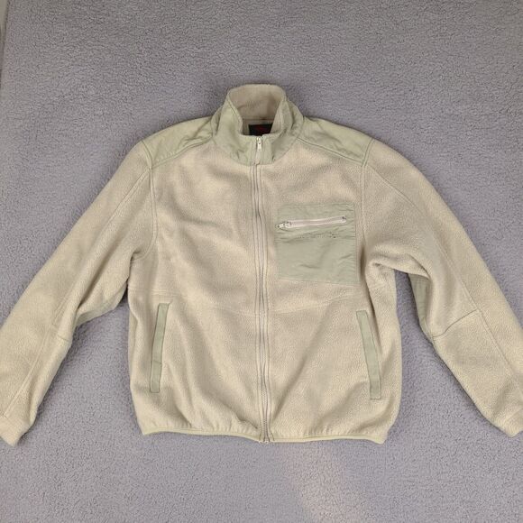 African Nature Jacket Fleece Womens XXL Green Full Zip Leopard‎ Hills - Picture 1 of 16